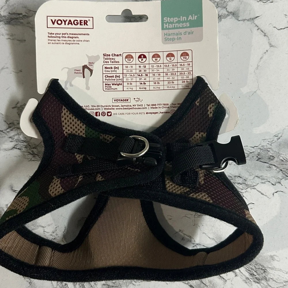 Voyager Step-In Air Harness All Weather Mesh With Reflective Size S